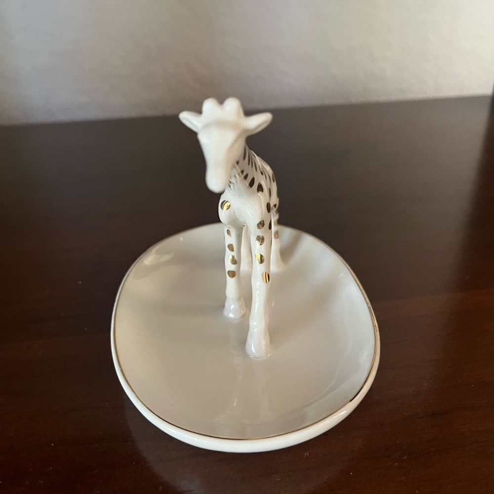 Anthropologie Giraffe Ring Dish/Business Card Holder